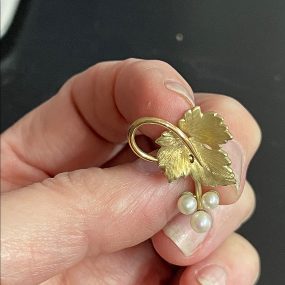 Krementz Leaf bracelet set Vintage gold - Picture 6 of 9